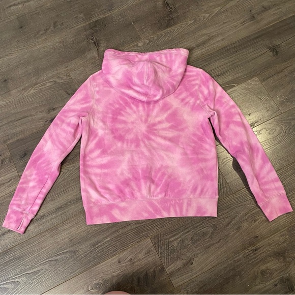 Abercrombie & Fitch hoodie Pink Tie-Dye pullover - Picture 2 of 9